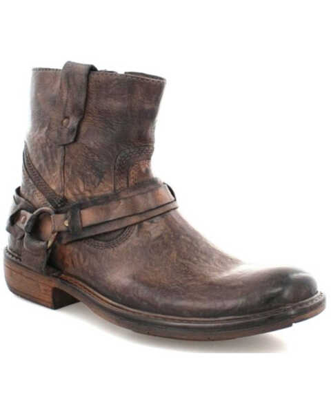 Roan by Bed Stu Men's Native II Western Casual Boots - Square Toe, Black, hi-res