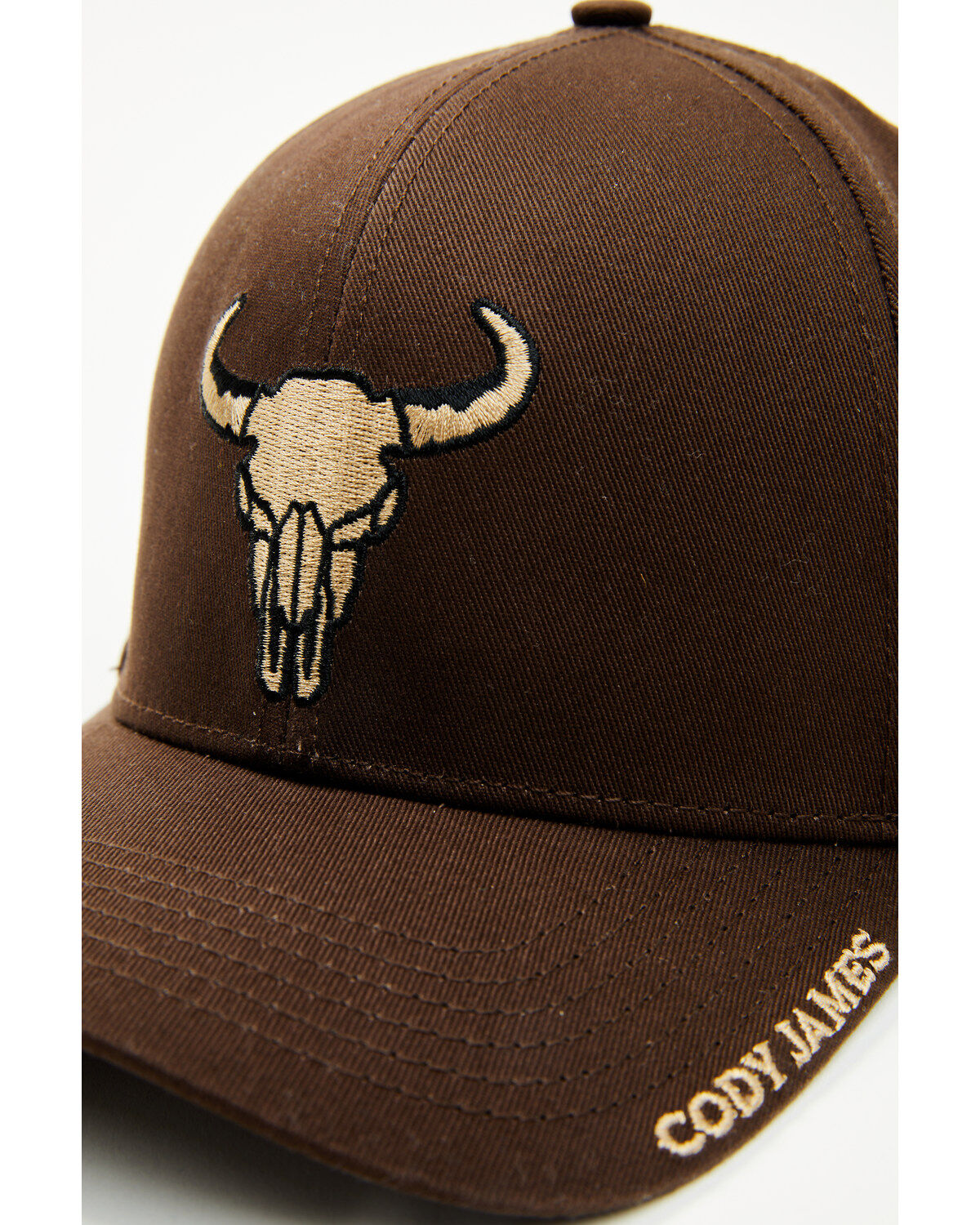 Image #2 - Cody James Boys' Longhorn Ball Hat, Brown, hi-res