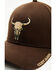 Image #2 - Cody James Boys' Longhorn Ball Hat, Brown, hi-res