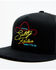 Image #2 - Salty Rodeo Men's Honky Tonk Trucker Cap, Black, hi-res