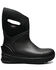 Bogs Men's Bozeman Mid Insulated Work Boots - Soft Toe, Black, hi-res