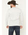 Image #4 - Cowboy Hardware Men's Steerhead Embroidered Long Sleeve Shirt, Oatmeal, hi-res