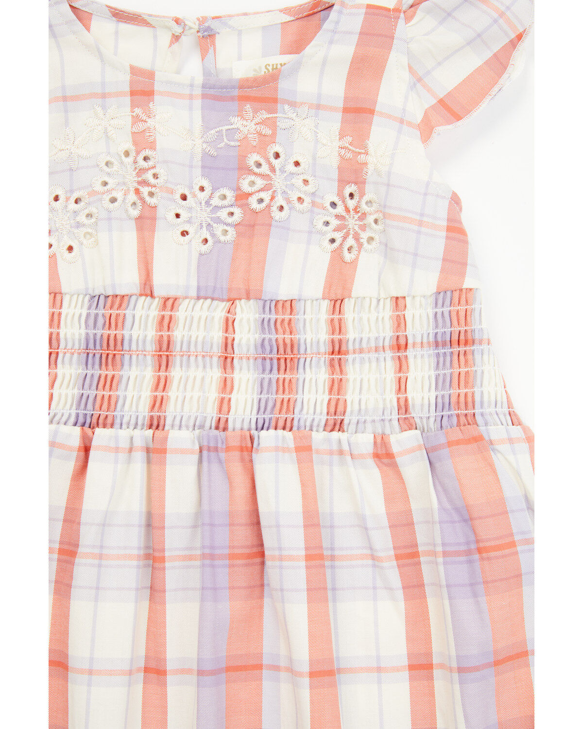 Image #2 - Shyanne Toddler Girls' Plaid Print Ruffle Dress, Lavender, hi-res