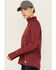 Image #3 - Ariat Women's Rebar Gridwork Baselayer 1/4 Zip T-Shirt, Red, hi-res
