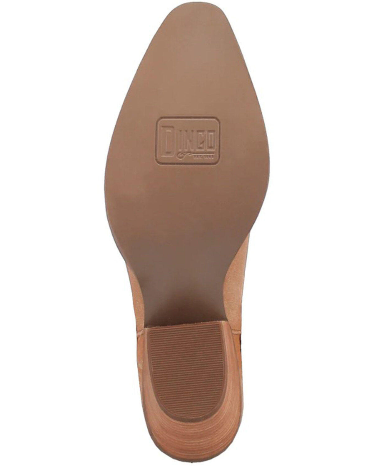 Image #7 - Dingo Women's Fine N' Dandy Leather Booties - Snip Toe, Caramel, hi-res