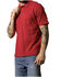 Image #2 - Kimes Ranch Men's Harlan Striped Short Sleeve Button-Down Polo Shirt, Red, hi-res