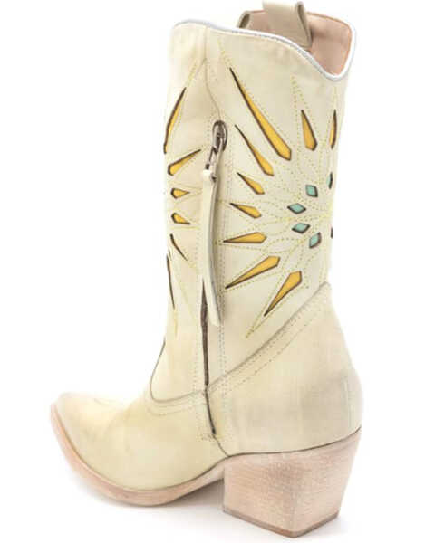 Image #3 - Golo Shoes Women's Mae Sun Inlay Western Boot - Pointed Toe , , hi-res
