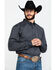 Image #3 - Cody James Core Men's Burton Geo Print Long Sleeve Western Shirt, , hi-res