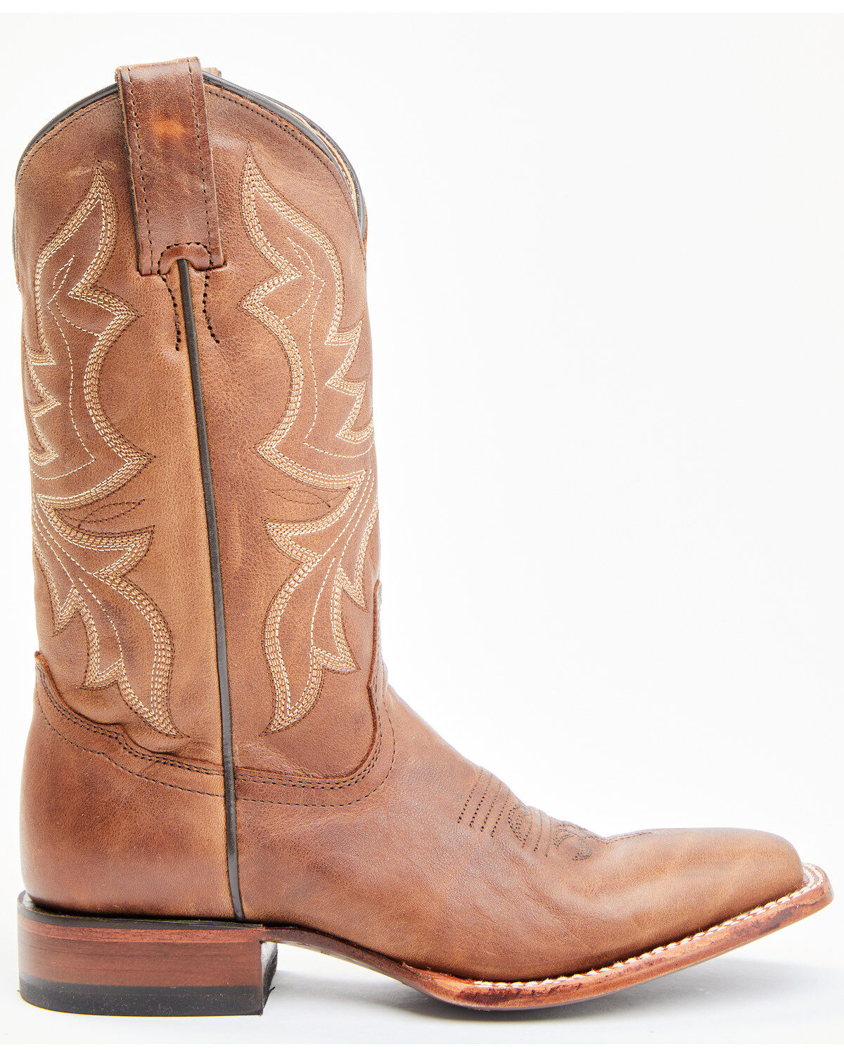 Image #3 - Shyanne Women's Jeannie Western Boots - Broad Square Toe, Brown, hi-res