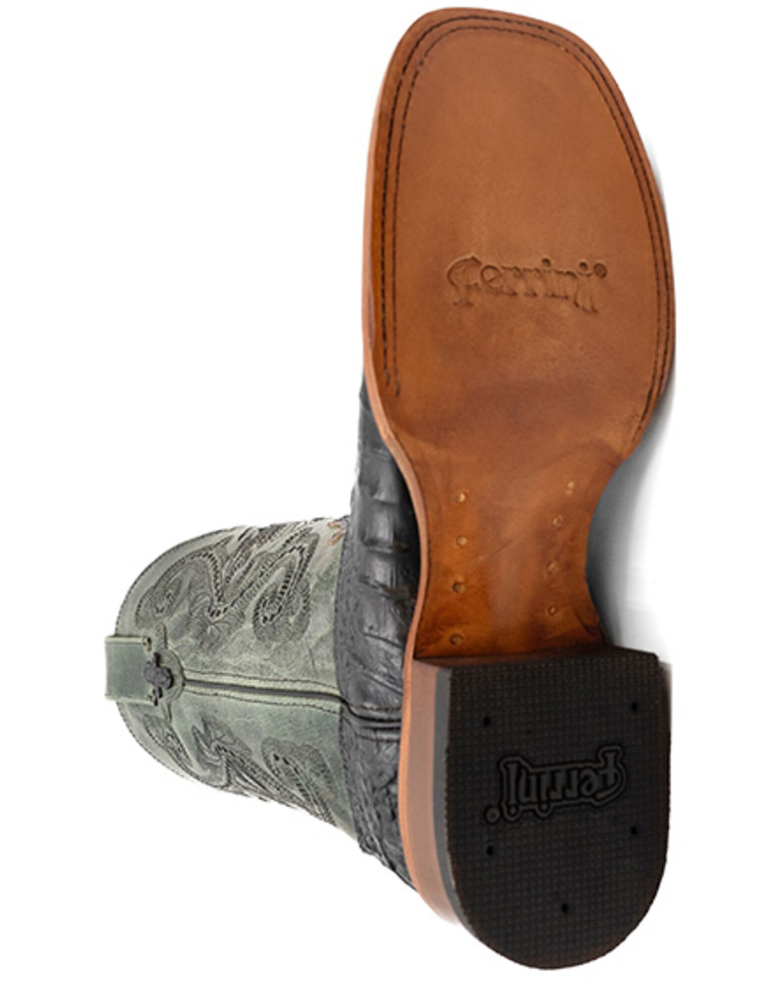 Ferrini Men s Caiman Crocodile Print Western Boots Boot Barn
