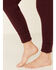 Image #5 - Free People Women's Around The Clock Jogger Sweatpants, Wine, hi-res