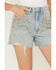 Image #2 - Blank NYC Women's Starstruck Light Wash High Rise Embellished Front Pocket Shorts, Light Wash, hi-res