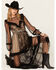 Wonderwest Women's Sheer Lace Long Sleeve Dress, Black, hi-res
