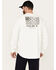 Image #1 - Hawx Men's FR Logo Long Sleeve Graphic T-Shirt, Natural, hi-res