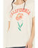 Image #3 - Free People Women's California State Flower Short Sleeve Graphic Tee, Ivory, hi-res