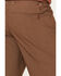 Brothers & Sons Men's Stretch Ripstop Brown Slim Straight Cargo Shorts , Brown, hi-res