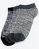 Image #1 - Shyanne Women's Space Dye No Show Socks - 3 Pack, Multi, hi-res