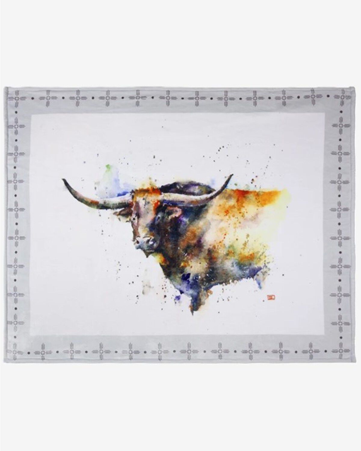 Image #2 - Carstens Home Dean Crouser Open Range Sherpa Throw Blanket, Multi, hi-res