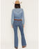 Image #3 - Wrangler Women's Elsie Medium Wash Bespoke High Rise Flare Stretch Denim Jeans, Medium Wash, hi-res