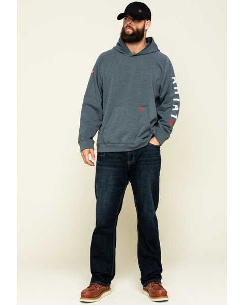 Image #6 - Ariat Men's FR Primo Fleece Roughneck Hooded Sweatshirt- Big, , hi-res