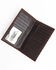 Cody James Men's Rodeo Stitched Leather Wallet , Brown, hi-res