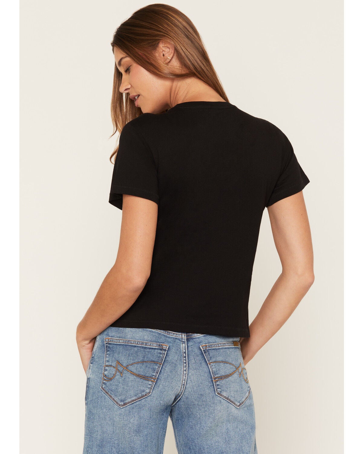 Image #4 - Ariat Women's Wild West Short Sleeve Graphic Tee, Black, hi-res