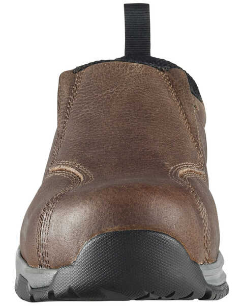 Nautilus Men's Slip-On Work Shoes - Composite Toe, Brown, hi-res