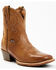 Image #1 - Justin Women's Chellie Western Booties - Square Toe, Tan, hi-res