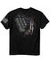 Buck Wear Men's Tag Honor Short Sleeve Graphic T-Shirt, Black, hi-res