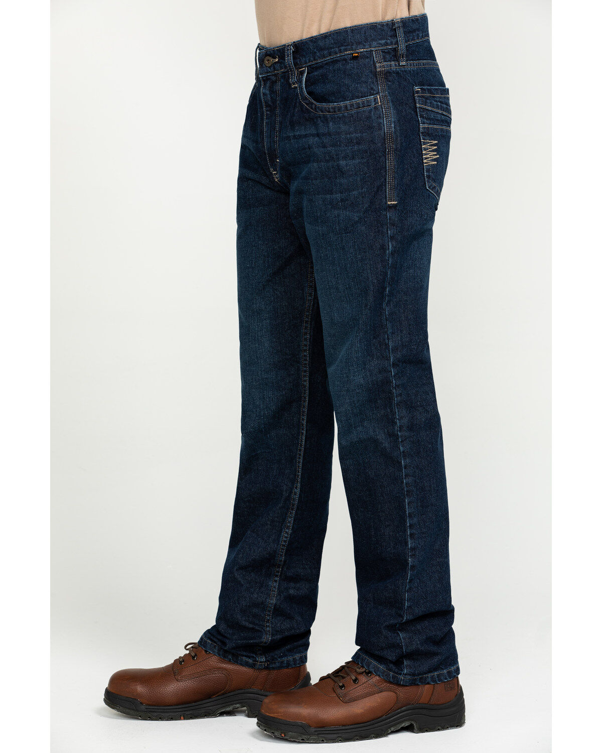Image #3 - Cody James Men's FR Millikin Slim Straight Work Jeans - Big, Indigo, hi-res
