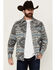 Image #1 - Wrangler Retro Men's Southwestern Print Shirt Jacket, Blue, hi-res