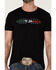 Cody James Men's Mexico Logo Graphic Short Sleeve T-Shirt , Black, hi-res