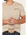 Image #4 - Cody James Men's No Complaints Short Sleeve Graphic T-Shirt, Tan, hi-res