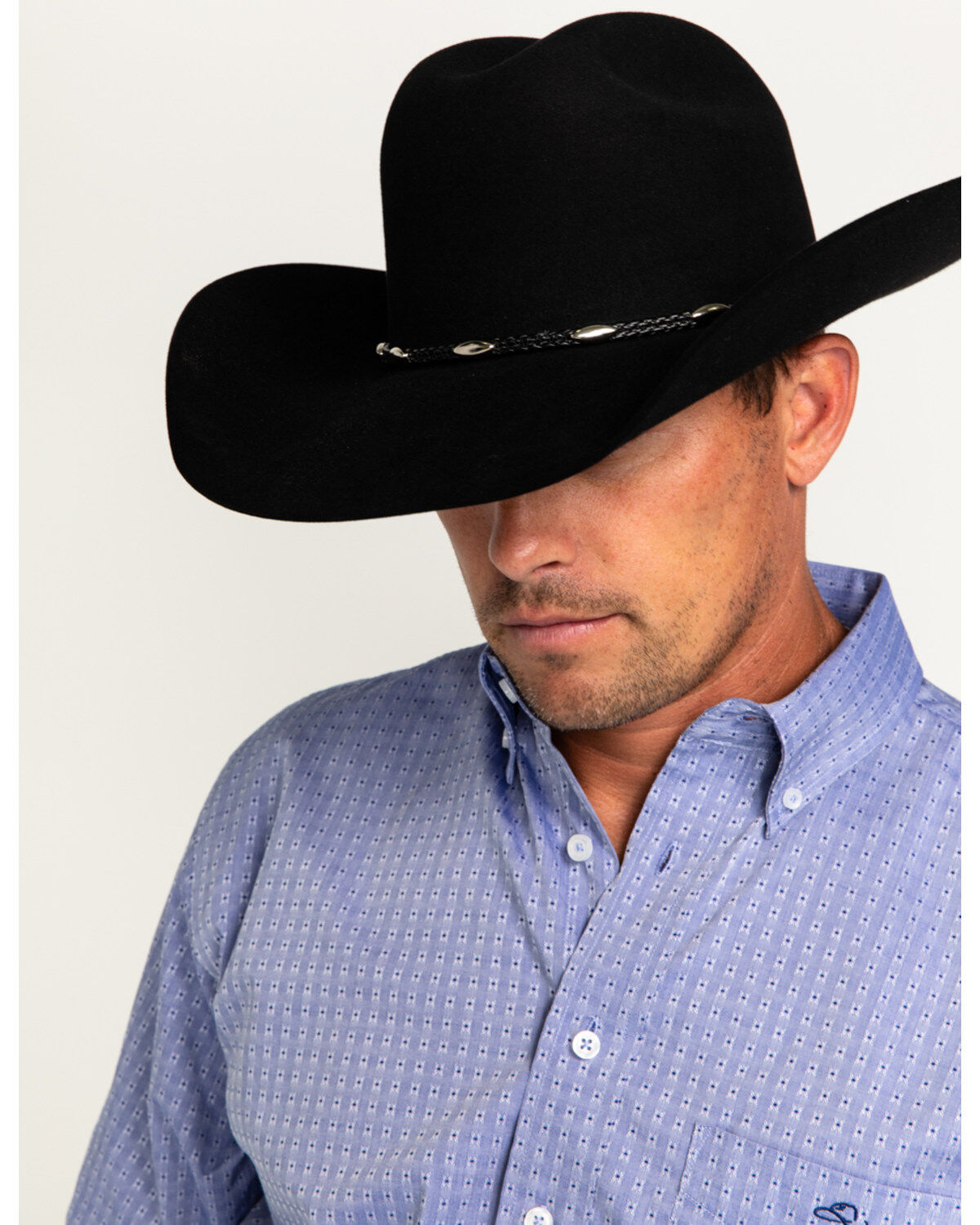 Image #5 - Cody James® Men's Casino Black Wool Hat, Black, hi-res