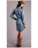 Image #2 - Stetson Women's Denim Snap Shirt Dress, , hi-res