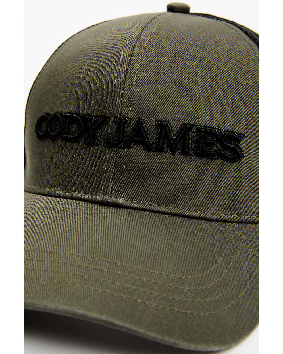 Image #2 - Cody James Men's Logo Ball Cap, Olive, hi-res
