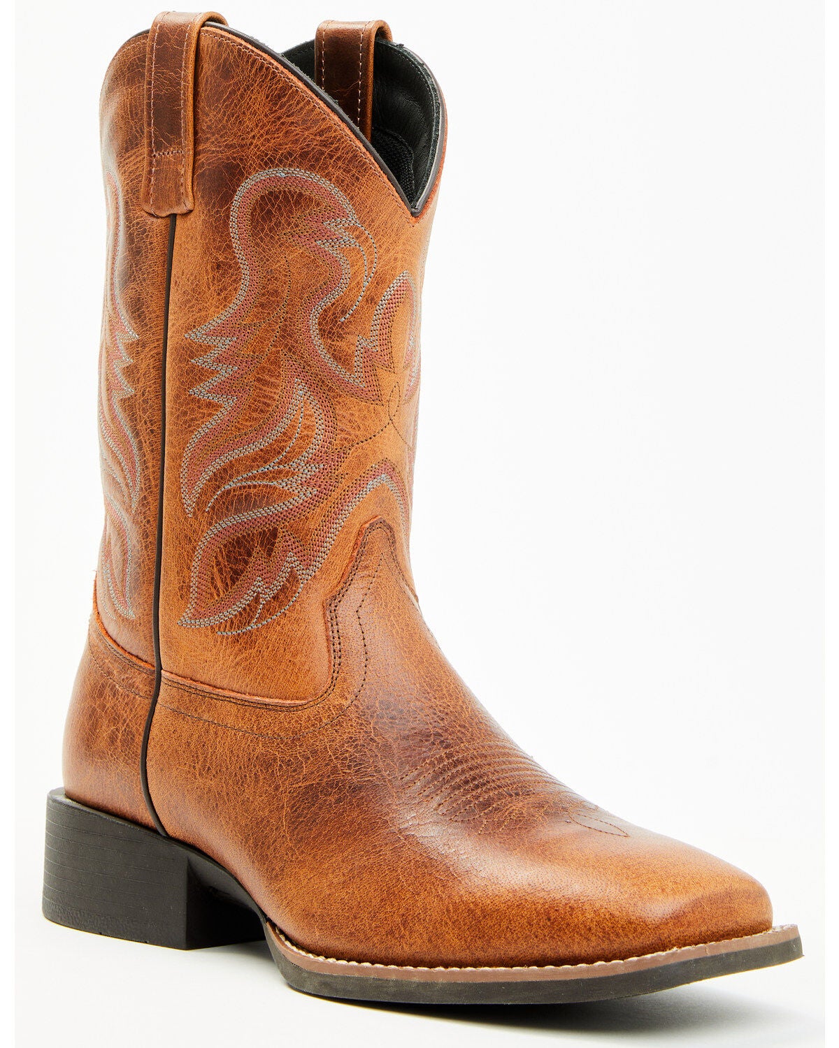 Cody James Ace&trade; Western Boots - Broad Square Toe, Brown, hi-res