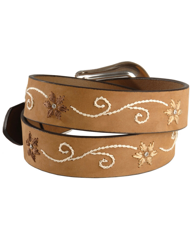 Nocona Women's Embroidered Floral Belt Boot Barn