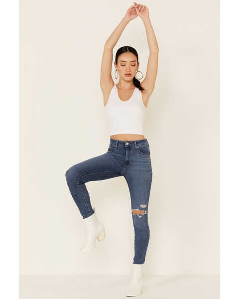 Levi's Women's 721 Skinny Jeans, Blue, hi-res