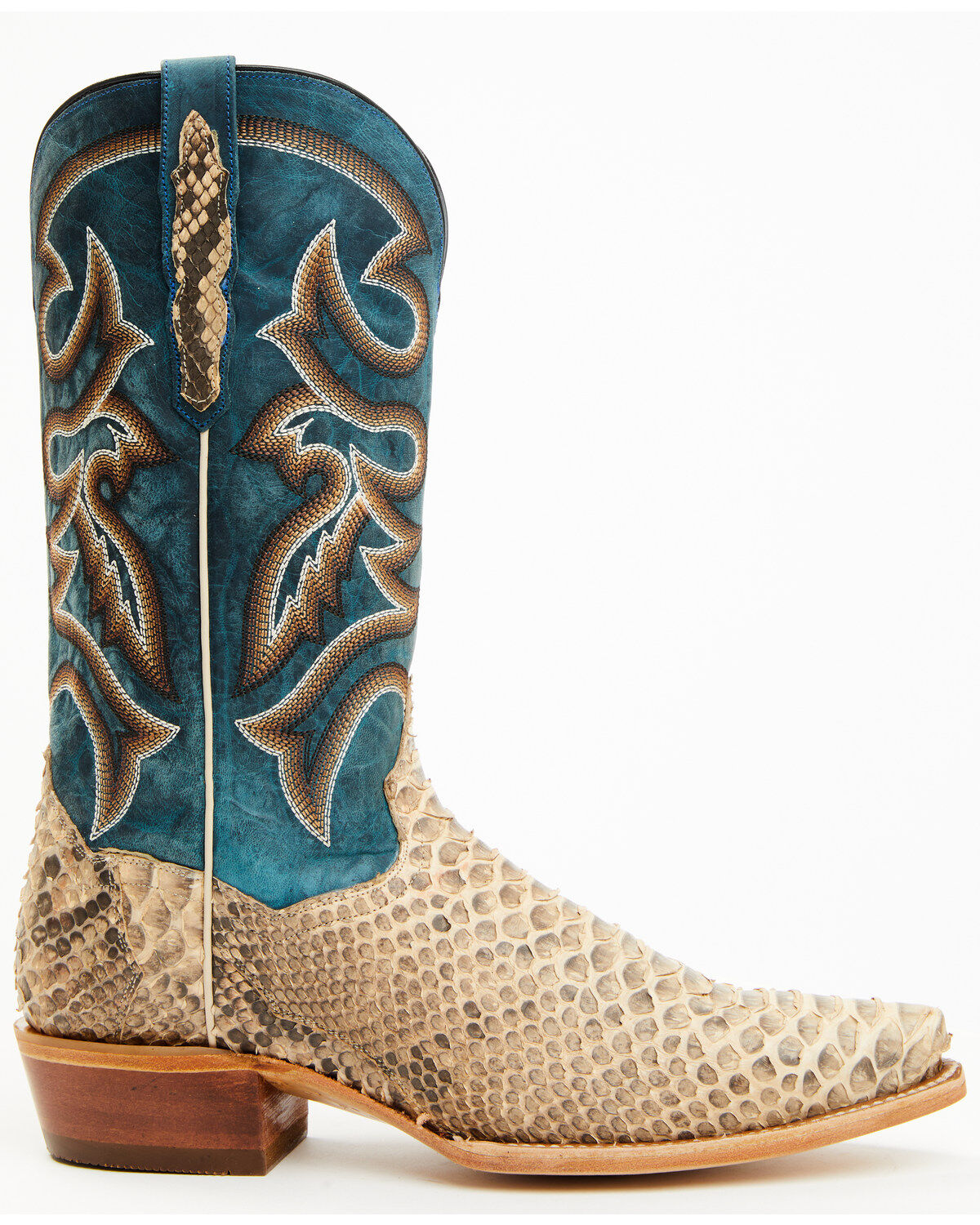 Image #2 - Dan Post Men's Exotic Python Western Boots - Snip Toe, , hi-res