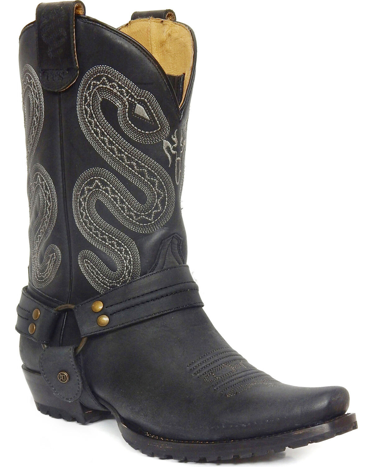 ローパー Roper Men's Barnyard Boot メンズ ブーツ Black Roper Men\u0027s Sting Sidewinder Concealed Carry System Harness Boots