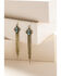 Image #2 - Shyanne Women's Gilded Gold Diamond Tassel Earrings, Gold, hi-res