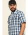 Image #3 - Moonshine Spirit Men's El Jefe Plaid Short Sleeve Western Shirt, , hi-res