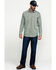Cody James Men's FR Geo Print Long Sleeve Work Shirt - Tall, Green, hi-res