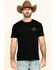 Image #1 - Moonshine Spirit Men's Black Provisions Graphic Short Sleeve T-Shirt , , hi-res