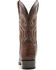 Dan Post Men's 12" Hand Quill French Exotic Western Boots - Medium Toe, Rust Copper, hi-res