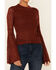Image #2 - Shyanne Women's Crochet Lace Bell Sleeve Sweater , , hi-res