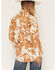Image #4 - Wrangler Retro Women's Cow Print Long Sleeve Button-Down Boyfriend Western Shirt, White, hi-res