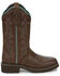 Justin Women's Raya Western Boots - Square Toe, Tan, hi-res