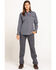 Ariat Women's FR Featherlight Long Sleeve Work Shirt, Grey, hi-res